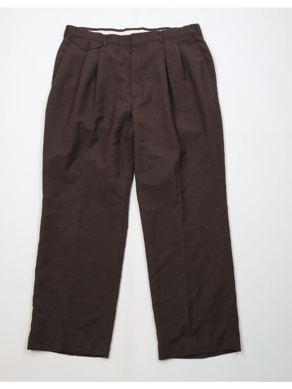 Vintage 90s Streetwear Mens 36x29 Worsted Wool Blend Knit Wide Leg Chino Pants